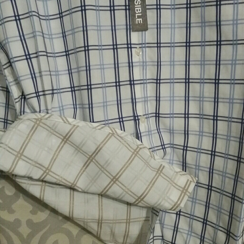 Reversible Plaid Button Up - Picture 3 of 4